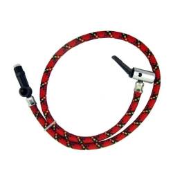 Furtun pentru pompa aer 70cm (picior) cu adaptor pentru manometru, filet fi12, 61208 CarCo