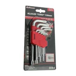 Set 9 chei imbus TorxH T10H-T50H stea, 130mm, 42012 CarCo Set 9 chei imbus TorxH T10H-T50H stea, 130mm, 42012 CarCo