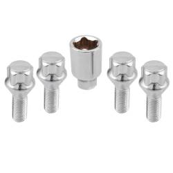 Set 4 prezoane antifurt SecurityWheel Locks 12x1,5  x 25C 7824 Automax 