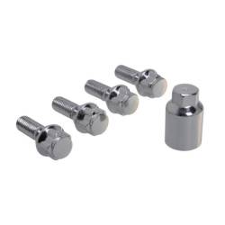 Set 4 prezoane antifurt roti Wheel Locks 12x1.5 x27C -conic  HLucas