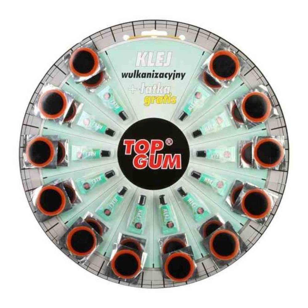 Petice cu solutie fi25mm, 12 bucati/set Top Gum, 85031 Carmotion