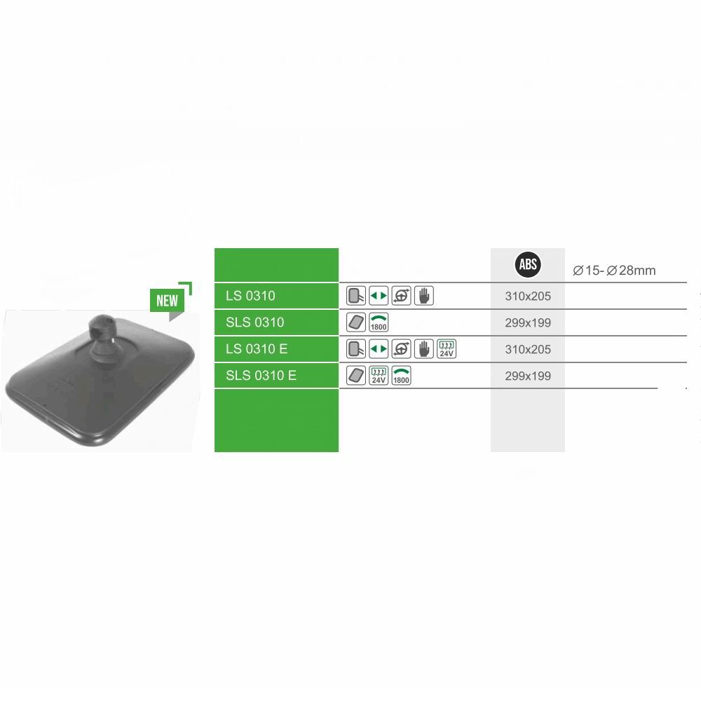 Oglinda 310x205 universala, tractor Deutz, Solus LS 0310