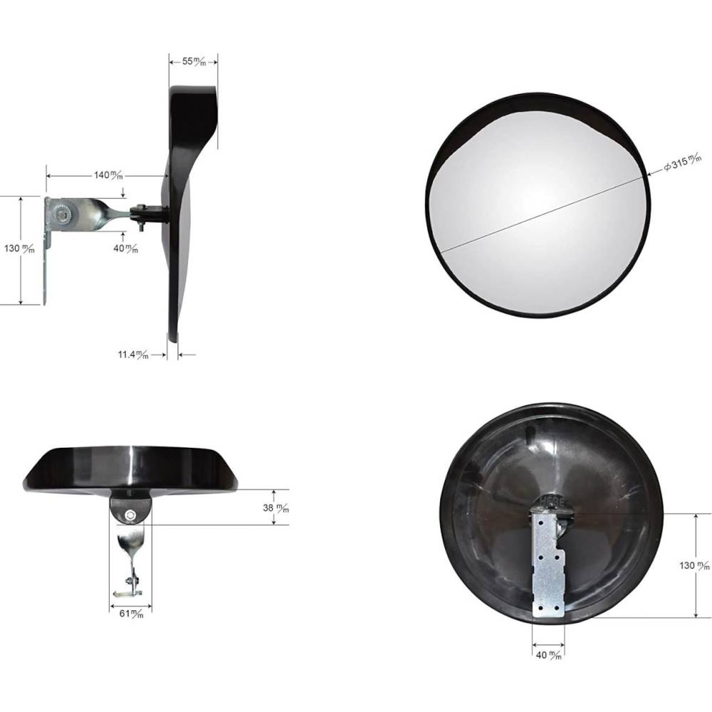 Oglinda de securitate pentru parcari convexa 30cm, PRK9ESP Sumex Oglinda de securitate pentru parcari convexa 30cm, PRK9ESP Sumex