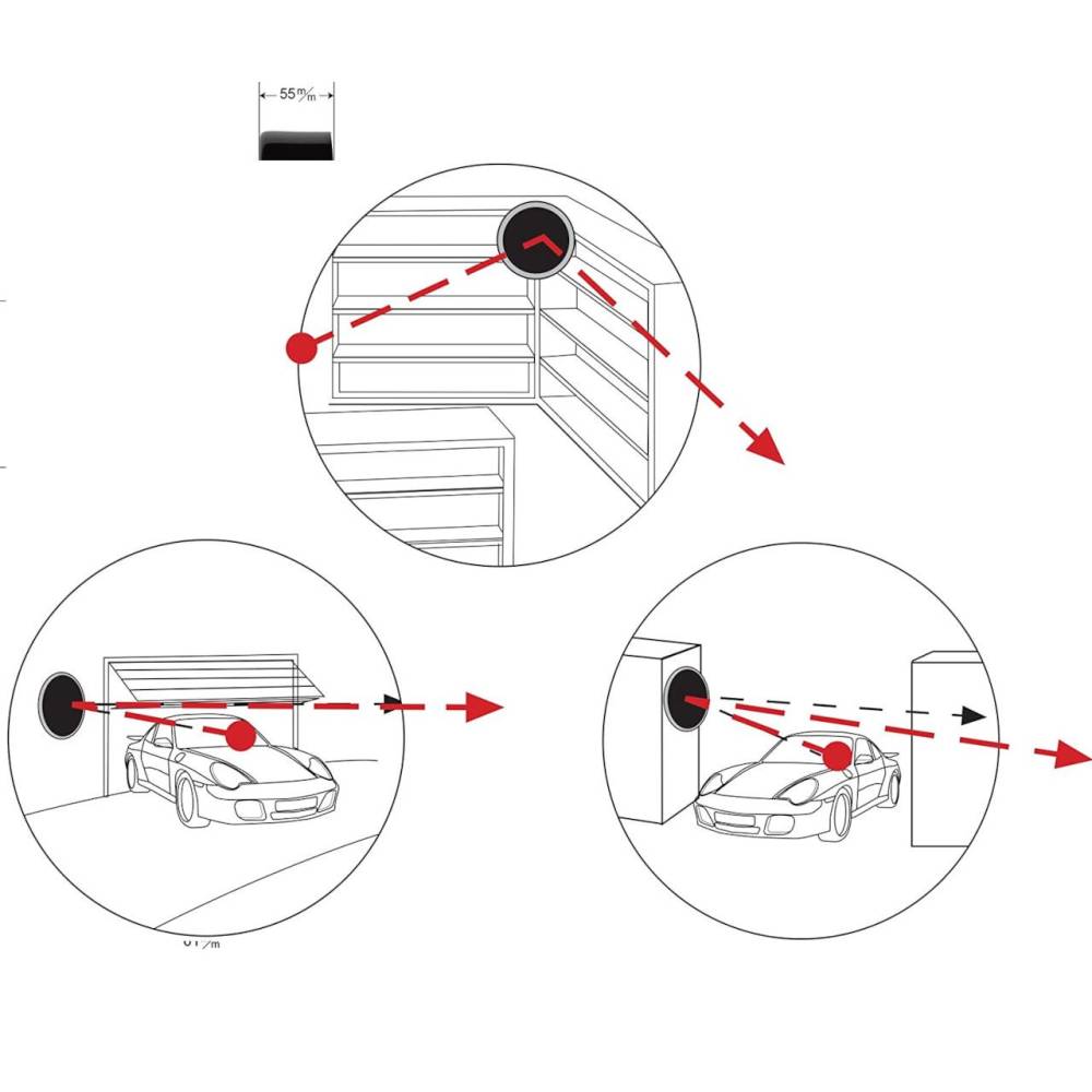 Oglinda de securitate pentru parcari convexa 30cm, PRK9ESP Sumex Oglinda de securitate pentru parcari convexa 30cm, PRK9ESP Sumex