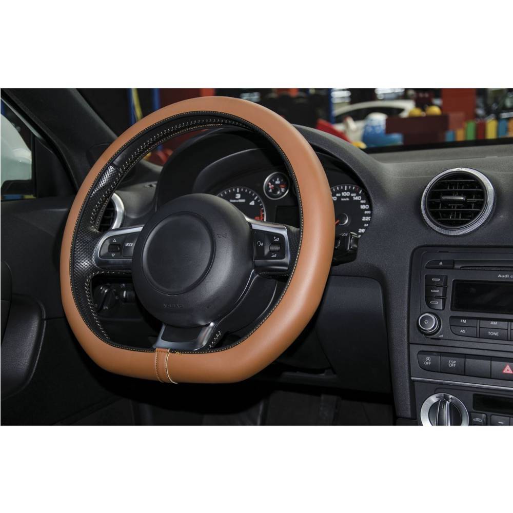 Husa volan 35-36cm, piele ecologica Comfort Grip, 2506120 Car+