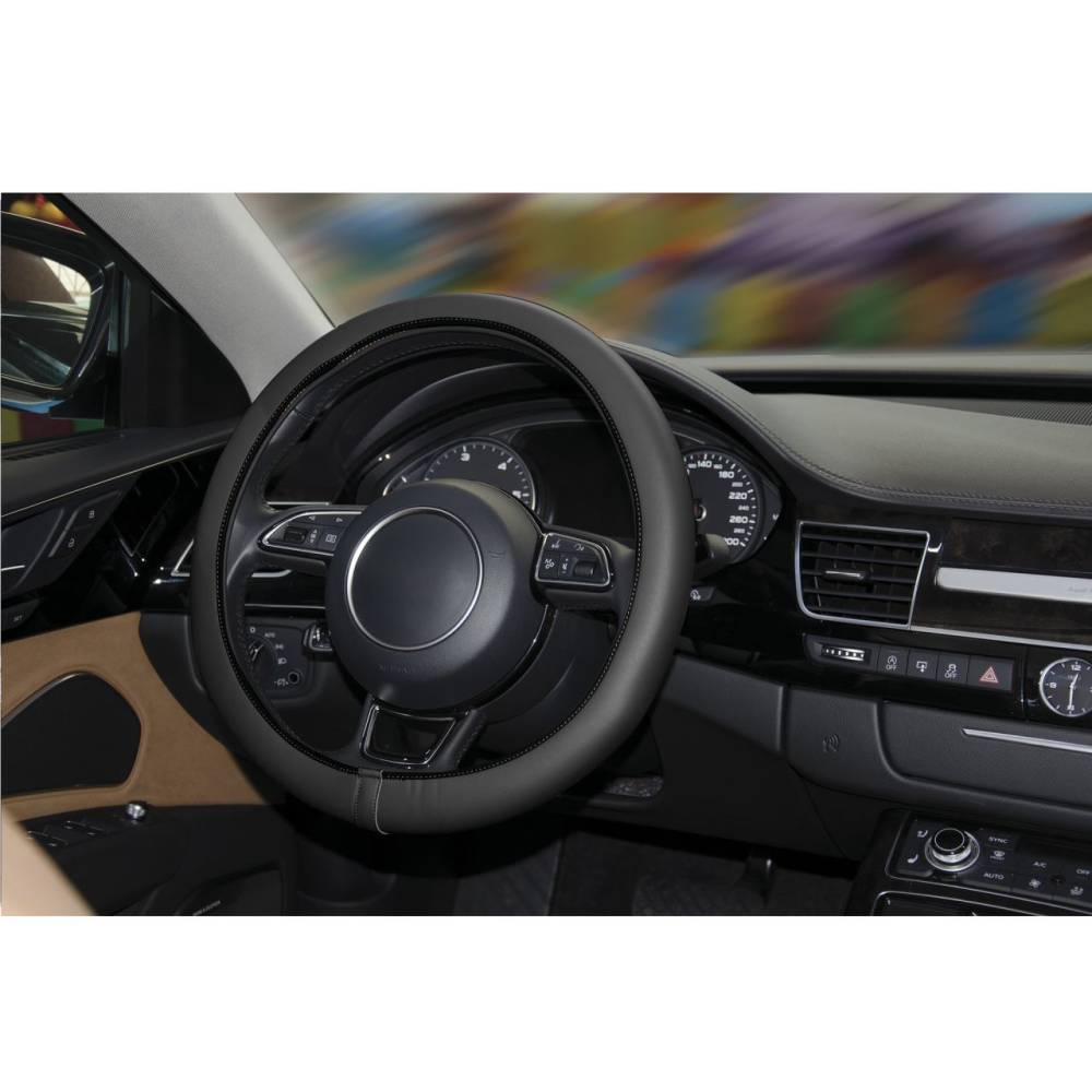 Husa volan 35-36cm, piele ecologica, Comfort Grip 2506100 Car+