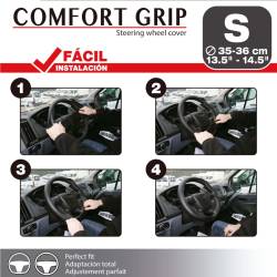 Husa volan 35-36cm, piele ecologica Comfort Grip, 2506152 Car+