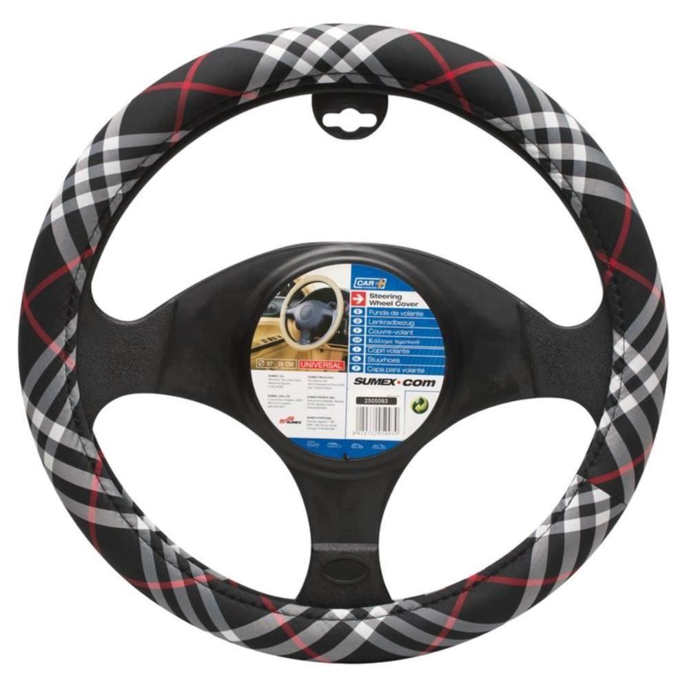 Husa volan 37-39cm material textil, British Style II 2505BS2 Car+
