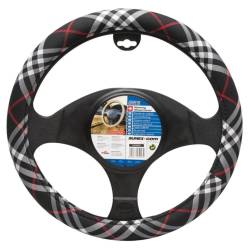 Husa volan 37-39cm material textil, British Style II 2505BS2 Car+
