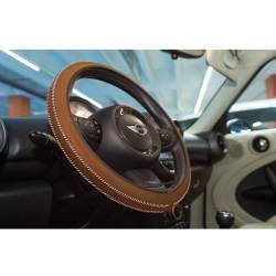 Husa volan 37-39cm, piele veritabila HMA70WN Car+