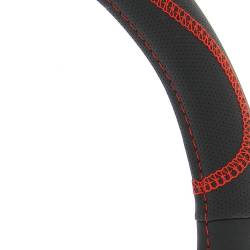 Husa volan piele ecologica perforata 37-39cm 2505HYR Car+ Husa volan piele ecologica perforata 37-39cm 2505HYR Car+
