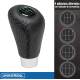 Maner schimbator viteze piele perforata RaceSport 2505GRB