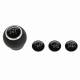Maner schimbator viteze sferic, piele perforata 2505RRG RaceSport
