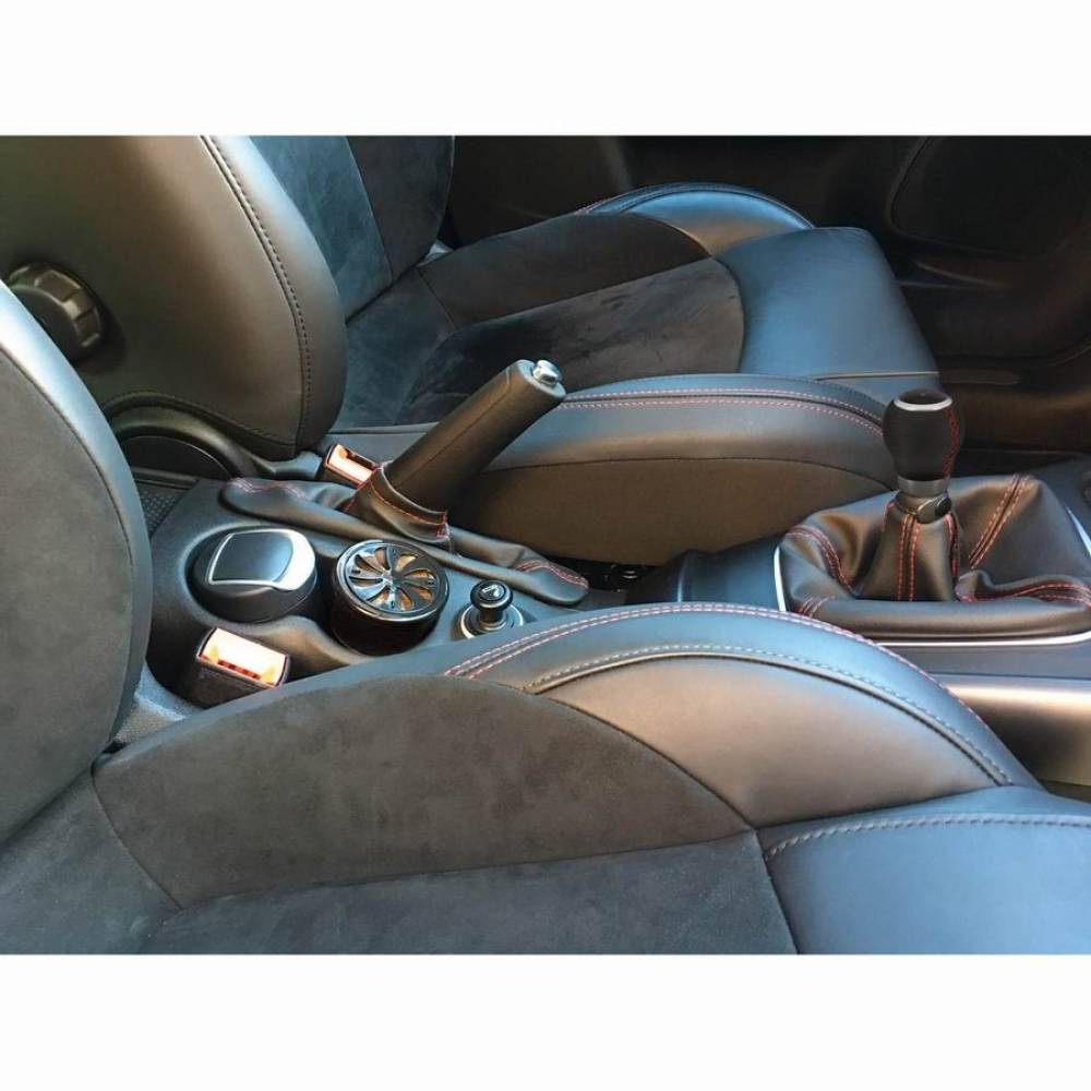 Maner schimbator viteze sferic, piele perforata 2505RRG RaceSport
