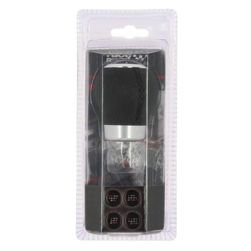 Maner schimbator viteze sferic, piele perforata 2505RRB RaceSport Maner schimbator viteze sferic, piele perforata 2505RRB RaceSport