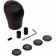 Maner schimbator viteze, piele perforata 2505GRG RaceSport
