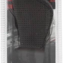 Maner schimbator viteze piele perforata, negru cu cusaturi negre 2505GBG RaceSport