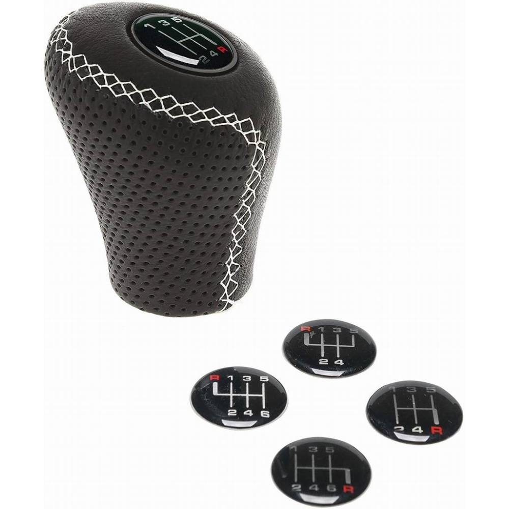 Maner schimbator viteze, piele perforata 2505GWG RaceSport
