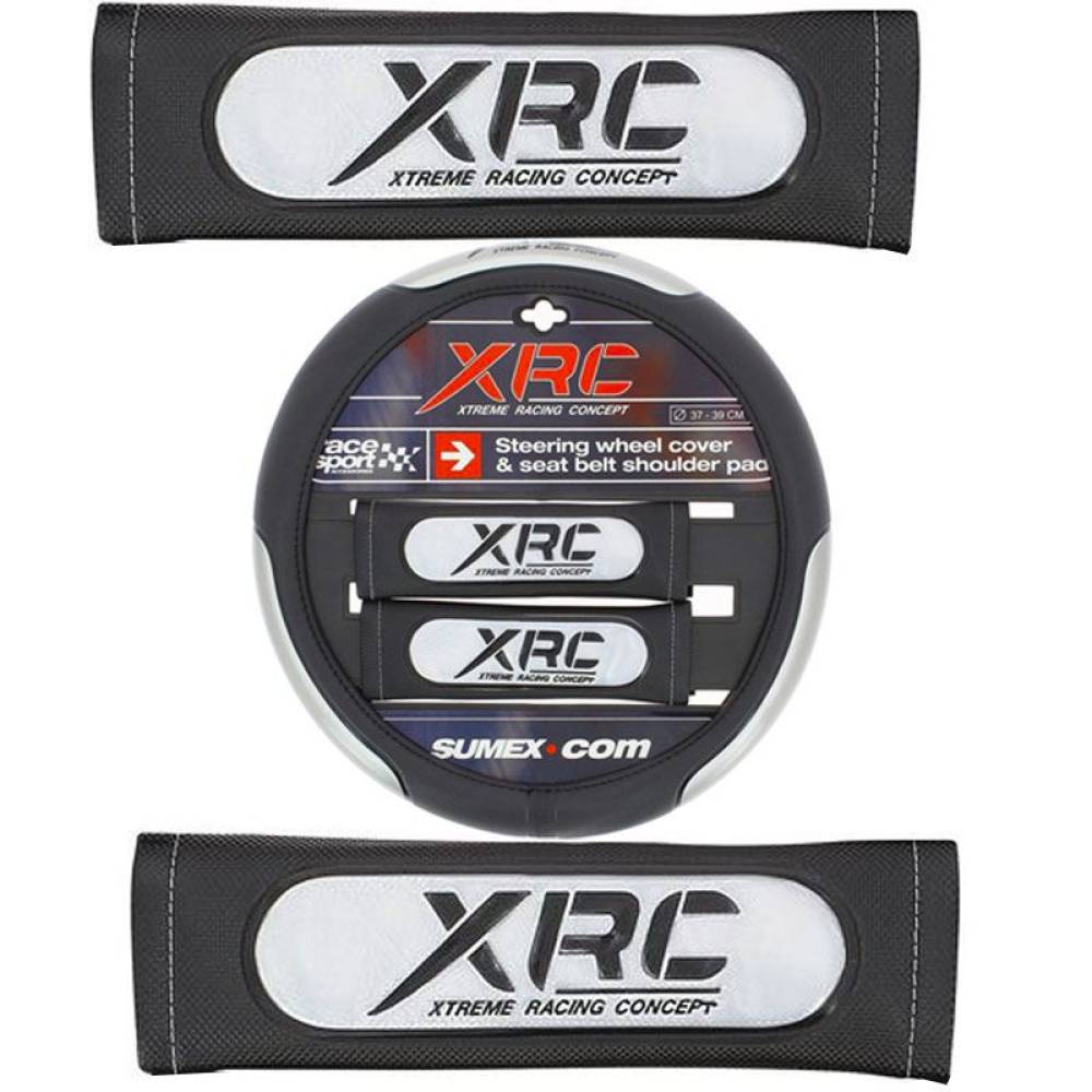 Set husa volan 37-39cm cu 2 huse centura 2505XRS RaceSport Set husa volan 37-39cm cu 2 huse centura 2505XRS RaceSport