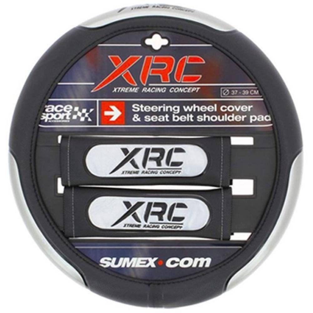 Set husa volan 37-39cm cu 2 huse centura 2505XRS RaceSport Set husa volan 37-39cm cu 2 huse centura 2505XRS RaceSport
