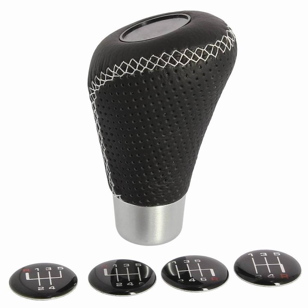 Maner schimbator viteze, piele perforata, cu inel 2505GRW RaceSport 