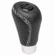 Maner schimbator viteze, piele perforata, cu inel 2505GRW RaceSport 