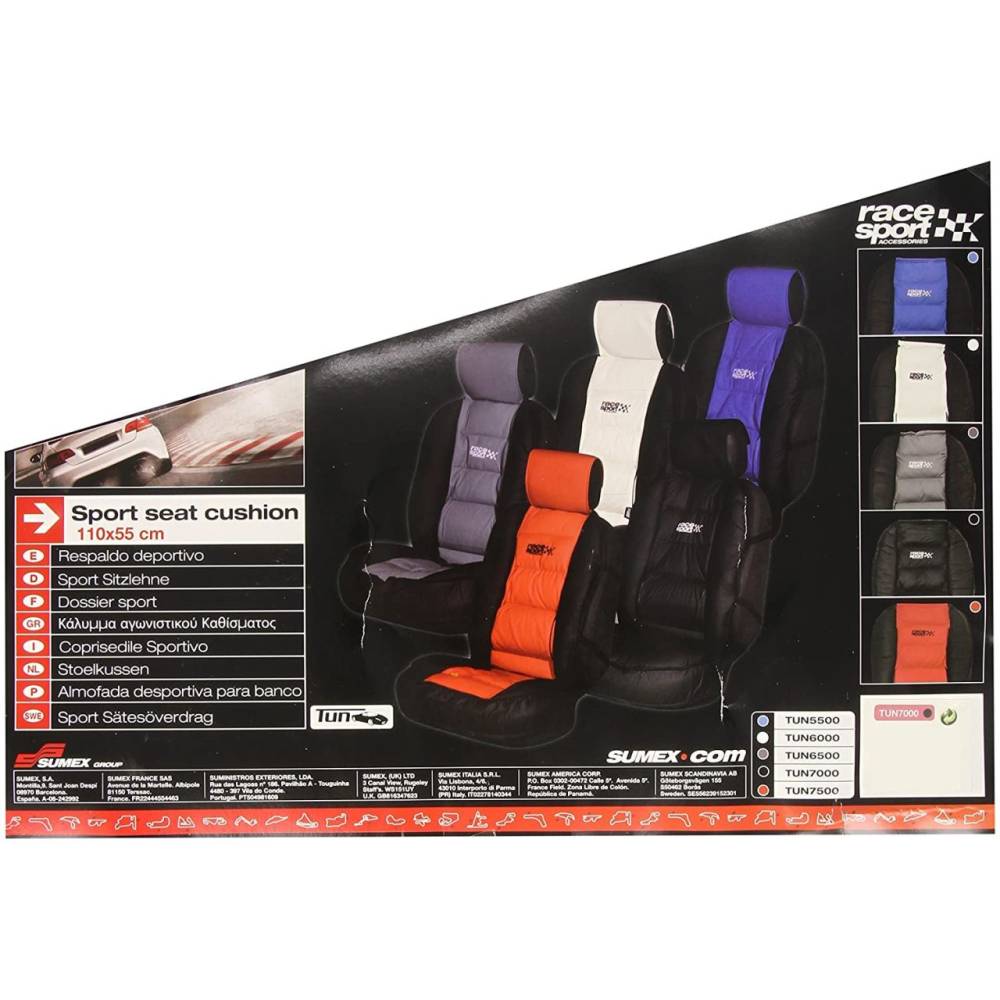 Husa pentru 1 scaun peste tetiera, cu laterale TUN7500 RaceSport