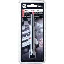 Tija antena 12,5cm, 2 adaptori, 5+6mm, Black Evo Alu Aerial 400808B RaceSport
