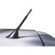 Tija antena 12,5cm, 2 adaptori, 5+6mm, Black Evo Alu Aerial 400808B RaceSport