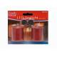 Lumanare Led rosie Family Decor 55941R set 2 bucati