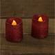 Lumanare Led rosie Family Decor 55941R set 2 bucati