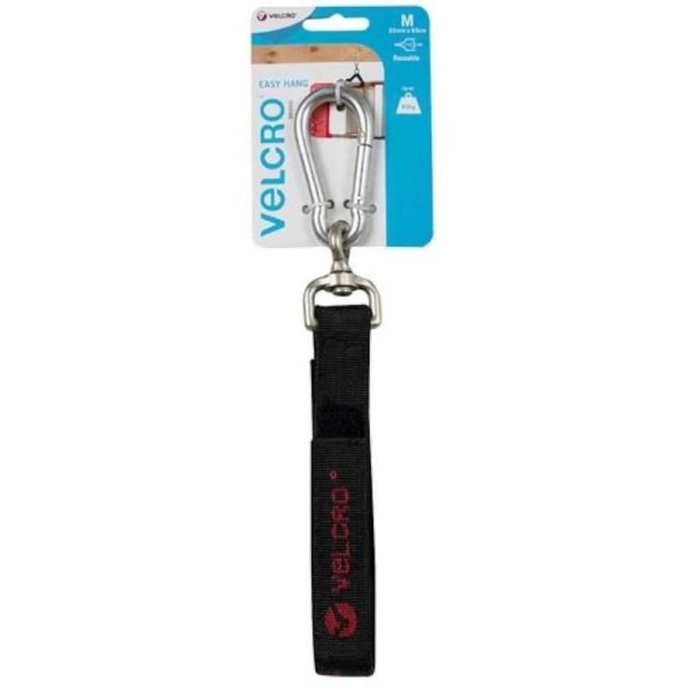 Curea de fixare velcro cu carabina M, 2,5x63cm, 80kg, VEL0394 Velcro