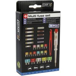 Set 28 sigurante plate mari si mici, creion tensiune FUS0028 Car+