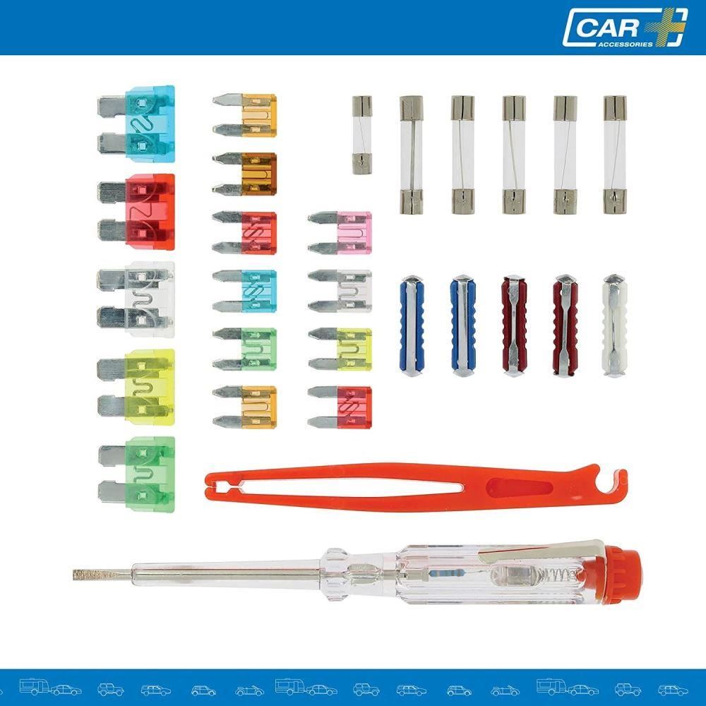 Set 28 sigurante plate mari si mici, creion tensiune FUS0028 Car+