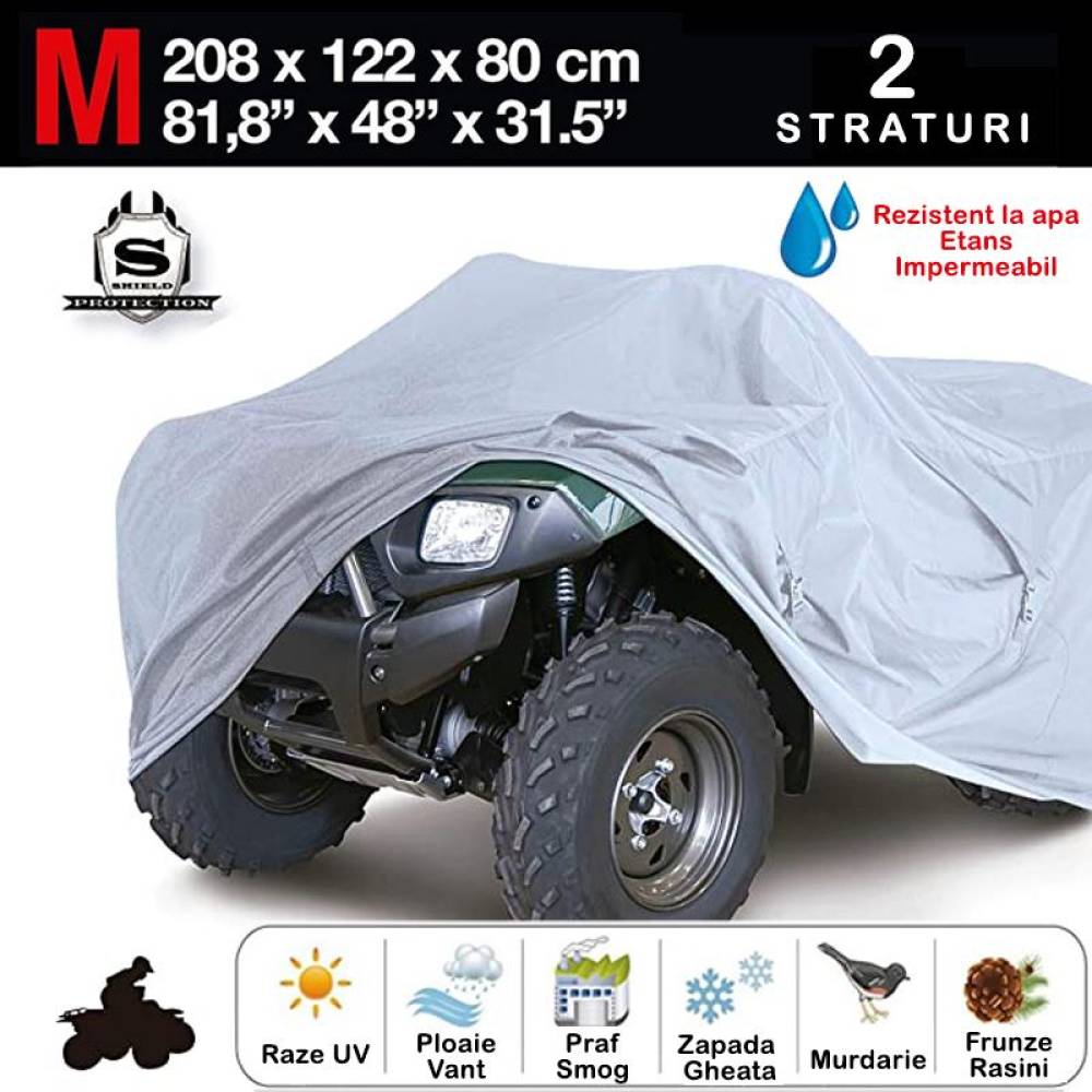 Prelata ATV, 208 x 122 x h 80cm QUAD00M Car+