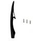 Tija antena 16cm cu 2 adaptori ETHNIC3 AluAerial RaceSport ETN3466