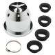 Filtru aer sport cromat cu 4 adaptori AIRCHRM RaceSport