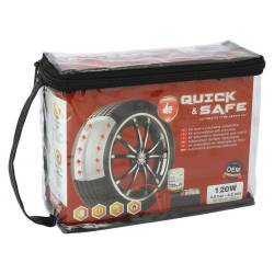 Compresor aer 12V 180W, cu spuma, kit reparat roata Quick&Safe RP10001
