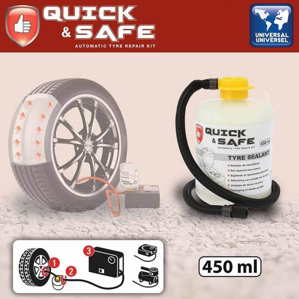 Solutie antipana, refill compatibil cu toate compresoarele, 450ml, Quick & Safe RP11002 Solutie antipana, refill compatibil cu toate compresoarele, 450ml, Quick & Safe RP11002