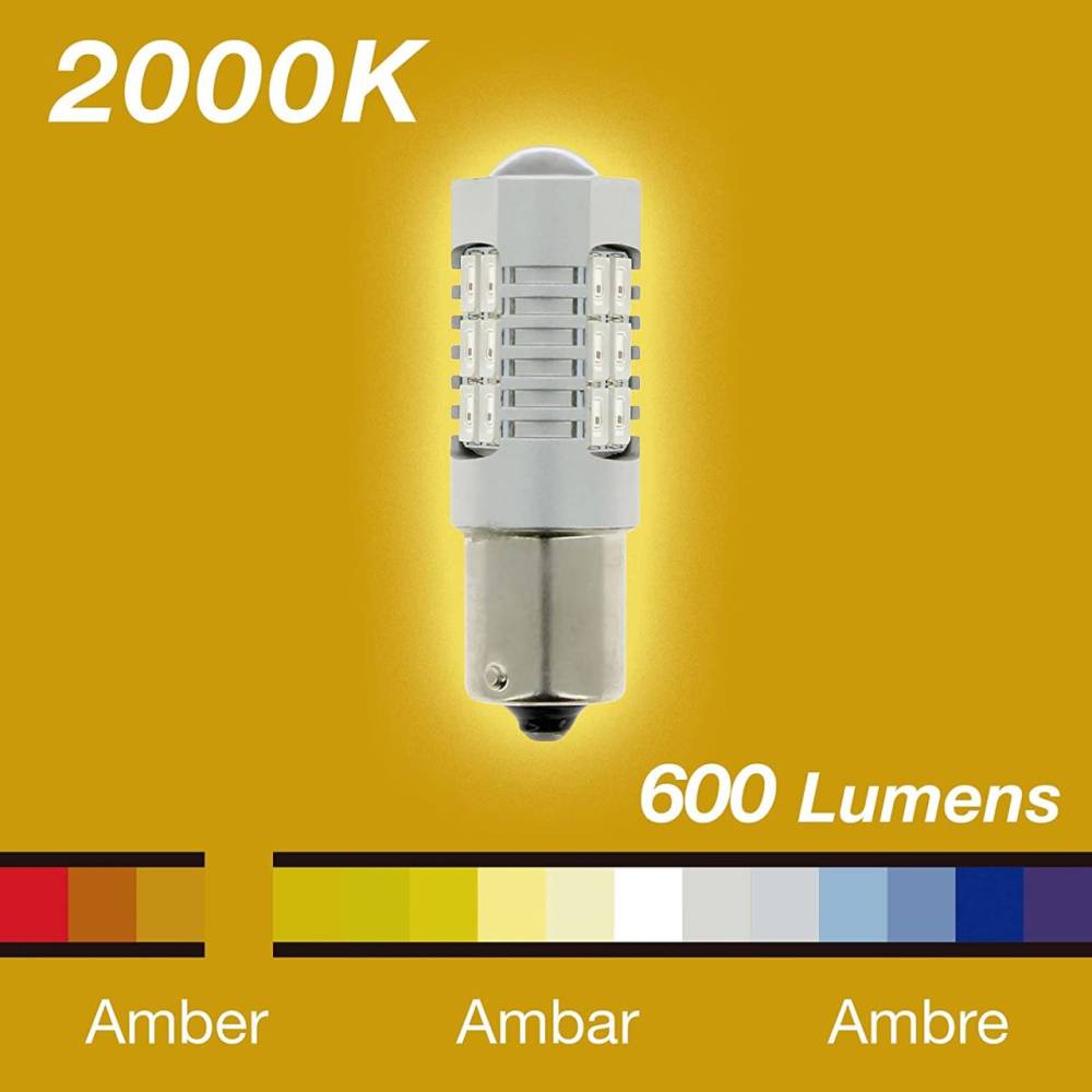 Bec semnalizare LED 12/24V, PY21W BA15s Canbus EV93760 EVO Performance