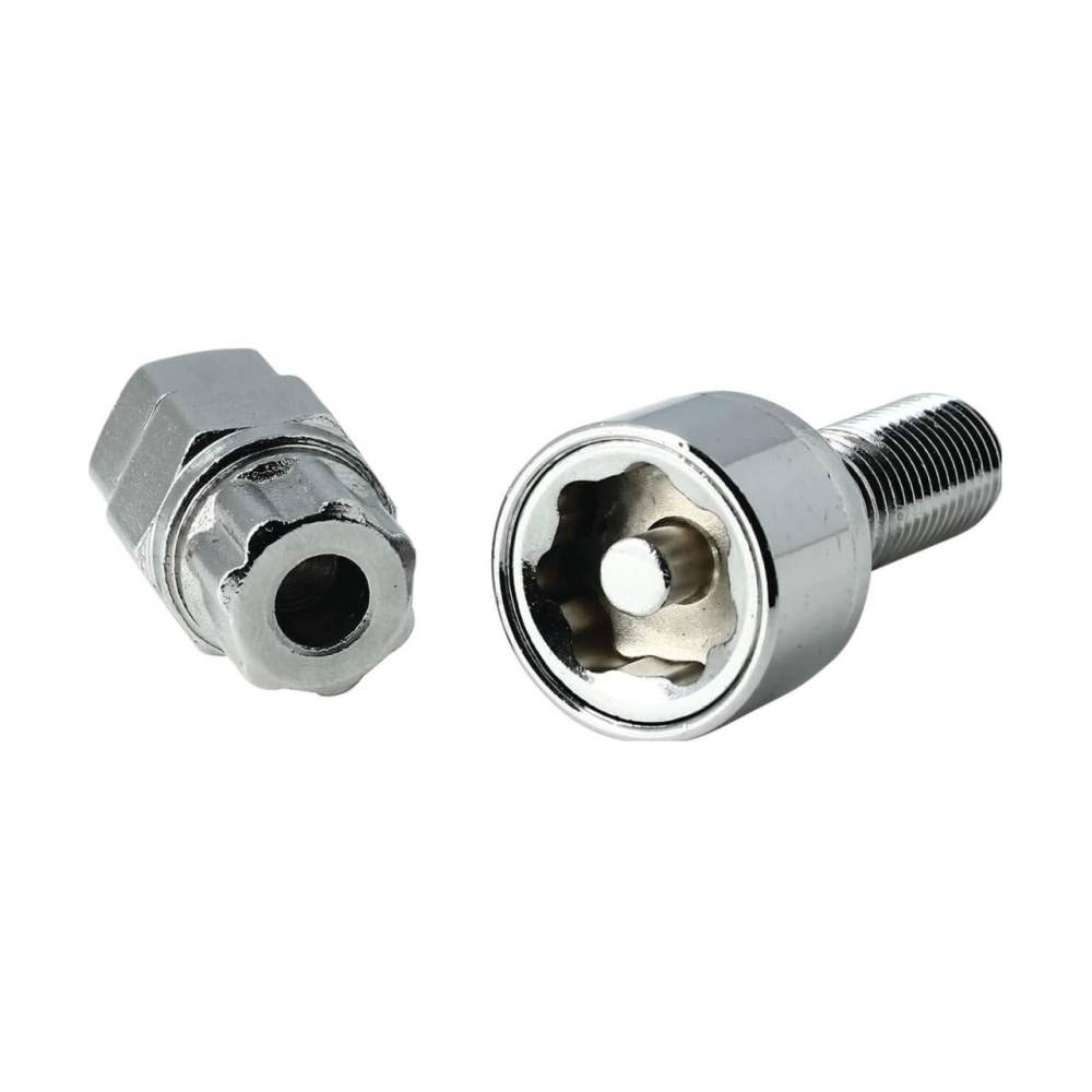 Set 4 prezoane antifurt SecurityWheel Locks 14x1,5 x L28 conic, 2 chei BZH5028 Butzi