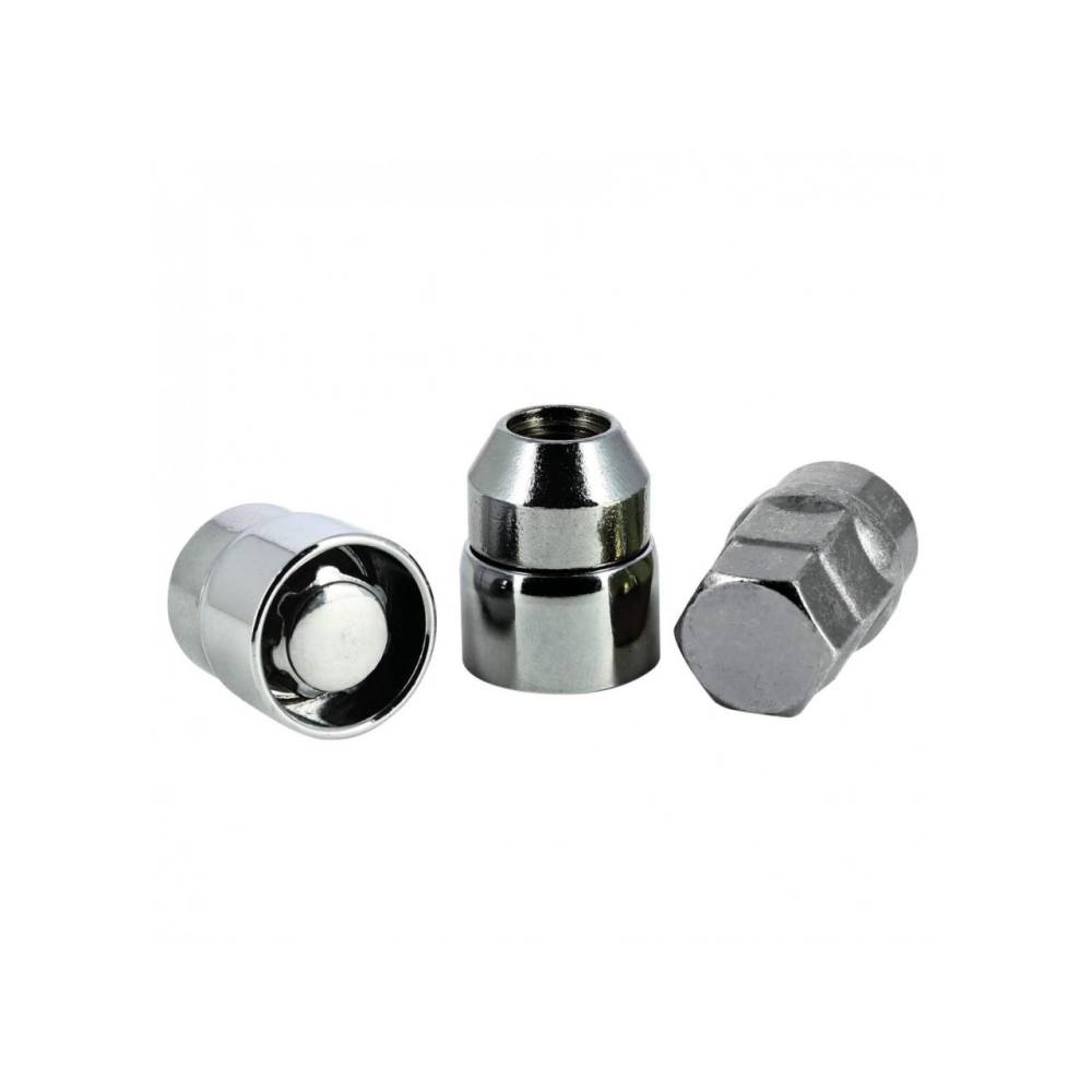 Set 4 piulite antifurt pentru prezoane Wheel Locks 12x1.5 xL28 conic, 2 chei BZH1250 Butzi