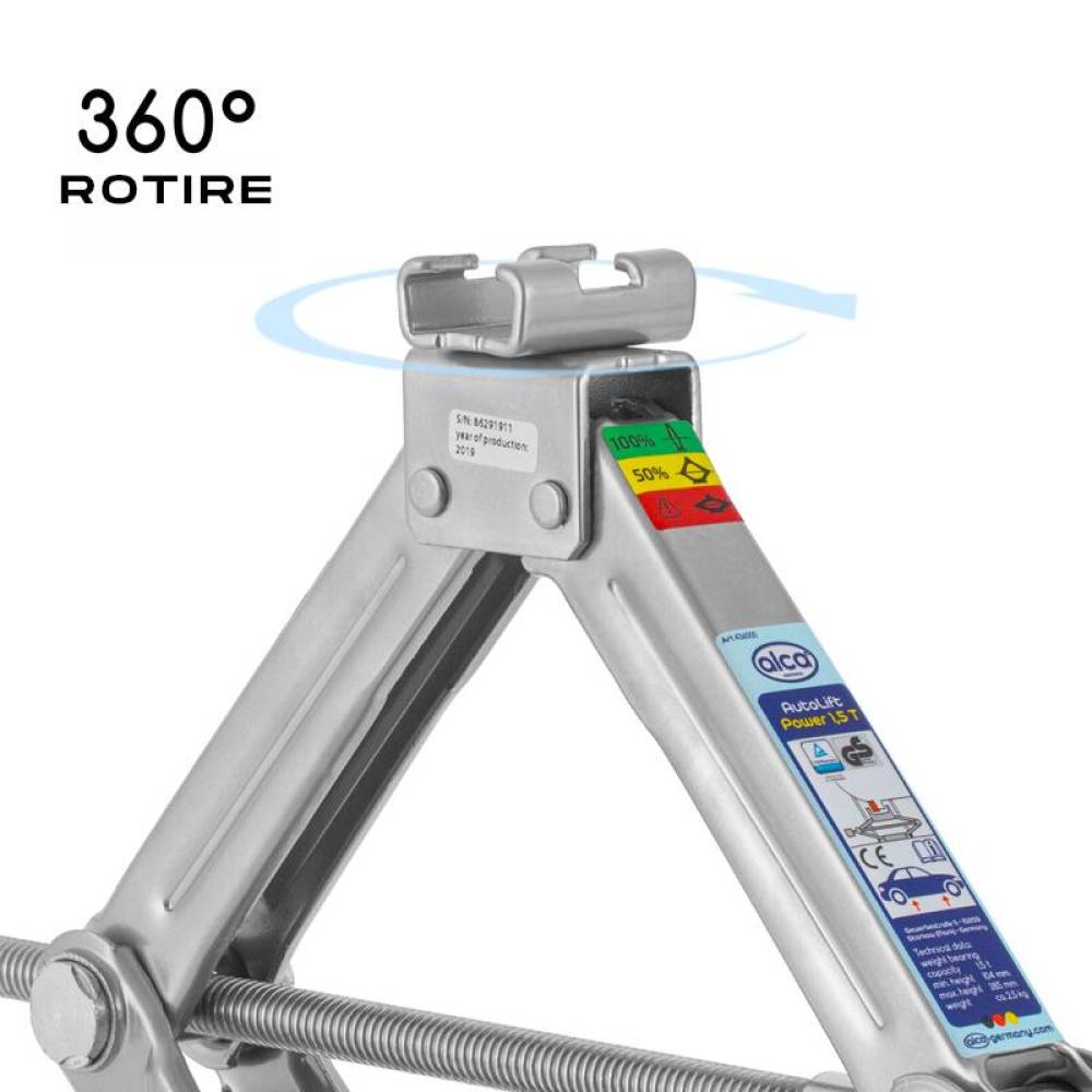 Cric foarfeca, 0.8T, 23-32cm, cu manivela, TUV, AutoLift Ultra Kompact, 436.08 Alca