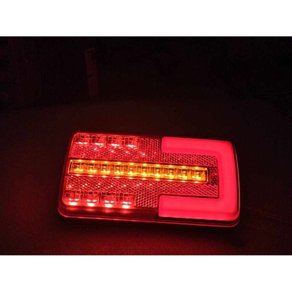 Lampa stop 150x80 cu LED, cu semnalizare dinamica, NeoDynC TruckLed ka L2301