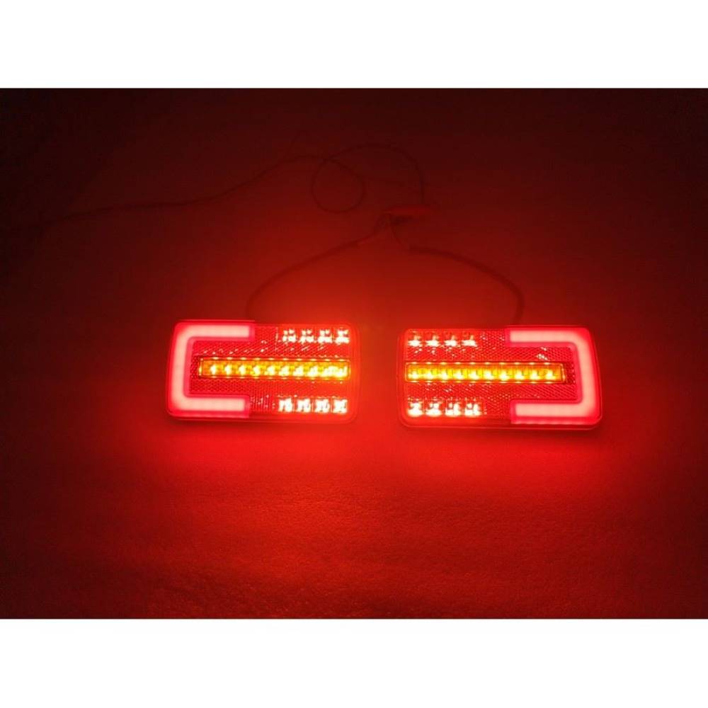 Lampa stop 150x80 cu LED, cu semnalizare dinamica, NeoDynC TruckLed ka L2301