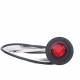 Lampa gabarit fi28, cu LED, incastrabila concava pentru Bullbar, rosie LD2633 Horpol