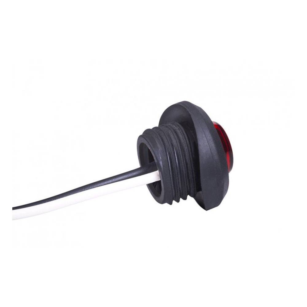 Lampa gabarit fi28, cu LED, incastrabila concava pentru Bullbar, rosie LD2633 Horpol