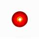 Lampa gabarit fi28, cu LED, incastrabila concava pentru Bullbar, rosie LD2633 Horpol