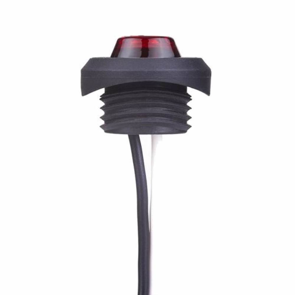 Lampa gabarit fi28, cu LED, incastrabila concava pentru Bullbar, rosie LD2633 Horpol