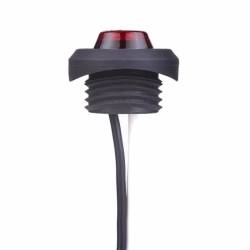 Lampa gabarit fi28, cu LED, incastrabila concava pentru Bullbar, rosie LD2633 Horpol